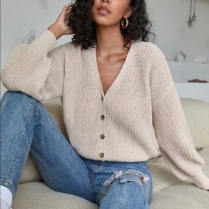Button Front Cardigan